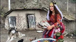 making fish for Chaharshanbe Suri celebration