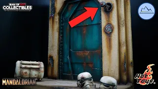 This Custom DIORAMA is INSANE! |Hot Toys Star Wars THE MANDALORIAN Diorama Base