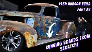Building custom running boards from scratch - 1939 Hudson Rat truck, Part 35