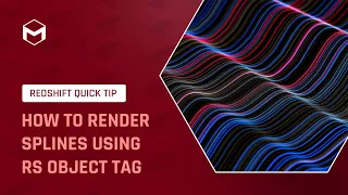 #RedshiftQuickTip 16: How to render Splines with the RS Object Tag