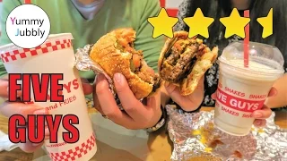 UK's NEW Favourite Fast Food BURGER? FIVE GUYS LONDON