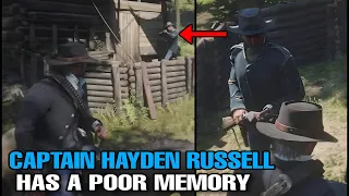 Captain Hayden Russell has a poor memory | Rdr2