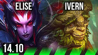 ELISE vs IVERN (JGL) | 3/1/9, 500+ games | KR Master | 14.10