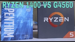 Does the AMD Ryzen 5 1400 give better FPS than Pentium g4560 | Gaming Performance | GTX 1050 Ti