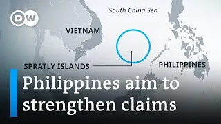 Philippines tries to strengthen its claim on contested South China Sea Spratly Islands | DW News