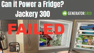 Refrigerator Test: Jackery Explorer 300. Will it power a household fridge & freezer?