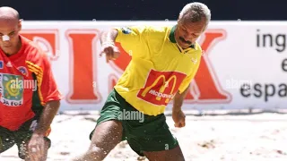 MAESTRO JUNIOR HUMILHANDO NO FUTEBOL DE AREIA!  Brasil 15 x 3 Argentina