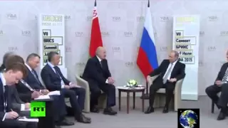 Новости 09 07 2015 Встреча Владимира Путина с президентом Белоруссии Александром Лукашенко