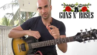 GUNS N ROSES - NOVEMBER RAIN - SOLO LESSON