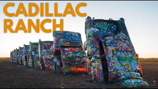 Waking Tour of the Iconic Route 66 Cadillac Ranch