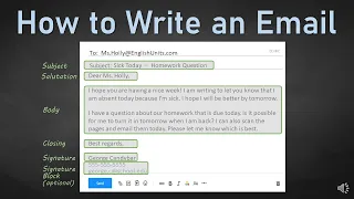 How to Write an Email