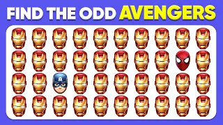 Find The ODD One Out - Avengers Edition 🦸‍♂️🦸‍♀️🦸 Emoji Quiz | Easy, Medium, Hard Levels