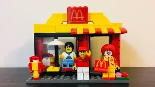 LEGO McDonalds Unofficial Set Speed Build