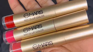 Mars liquid lipstick 💄😍🥰 beautiful shades (no 01 ,02, 03) #shorts #makeup