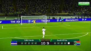 Cape Verde 🆚 South Africa - Penalty Shootout 2024 | African Cup of Nations 2023 AFCON | PES Gameplay