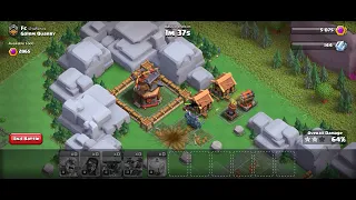 Clan Capital Base Golem Quarry Attack on Weekly  Star ⭐⭐⭐ Bonus #supercell #clashers 🎉