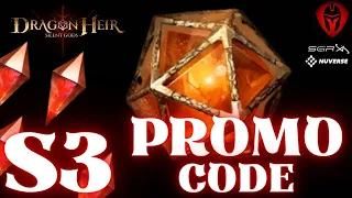 👉✨New Promo Codes and use one of them after Season 3 is released | Dragonheir: Silent Gods