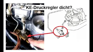 KE-Jetronic Druckregler prüfen