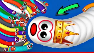 🐍WormsZone.io ❤001 Slither Snake Top01 /Best World Record Snake Epic cacing WormsZoneio #08