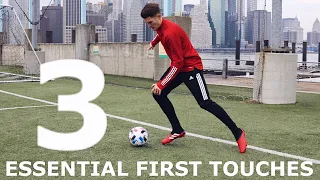 3 Essential Ways To Control The Ball | Easy First Touch Tutorial For Footballers