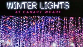 Canary wharf Winter Lights 2019 4K UHD