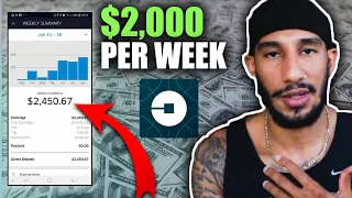 How I Make $2,000 PER WEEK Driving Uber With A TESLA!