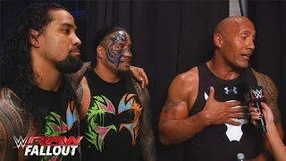 The Rock gets welcomed back to the WWE: Raw Fallout, January 25, 2016