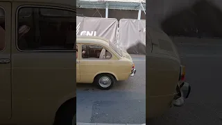 Fiat 850 Traffic Spotted #Shorts