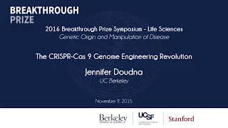 Jennifer Doudna. The CRISPR-Cas 9 Genome Engineering Revolution