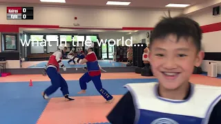 Taekwondo Sparring Training [Me vs Kairos]