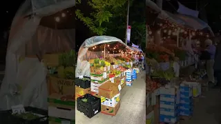 Shopping for Fruit Late at Night in New York City