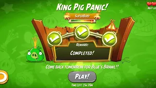 Angry Birds 2 AB2 King Pig Panic Shortcut Level! Restarted Rooms! 1 STRIKE! 3-4-5 Rooms 🗿