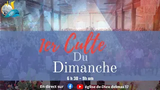 EN DIRECT |Culte d'Adoration et Louange Église de Dieu Delmas 17 | Dimanche 24 Septembre 2023