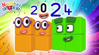 HAPPY NEW YEAR 2024! 🎉 | Numberblocks 123 - Nursery Rhymes & Kids Songs | Full Episodes