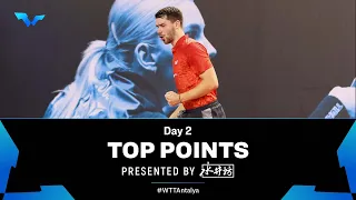 Top Points of Day 2 presented by Shuijingfang | WTT Contender Antalya 2023