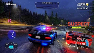 Dodge Viper vs Dodge Viper in Rainy Night - Need for Speed Hot Pursuit Remastered 4K | Fight Night