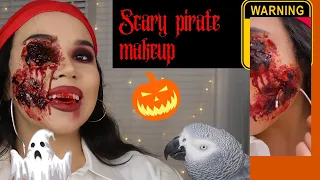 Pirate Makeup|Halloween makeup tutorial