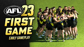 AFL 23 - My First Game - Gameplay