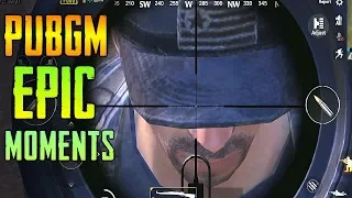 PUBG MOBILE EPIC & LUCKY MOMENTS | BEST PUBGM FUNNY & WTF MOMENTS