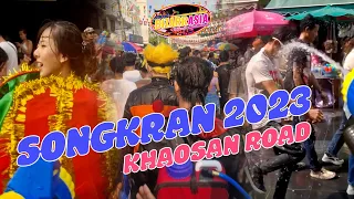 🔫 Songkran Festival 2023 🔫 at Khaosan Road 💦💦💦