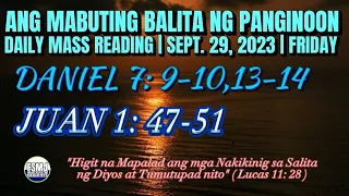 ANG MABUTING BALITA NG PANGINOON | SEPT. 29, 2023 | DAILY MASS READING | ANG SALITA NG DIYOS | FSMJ