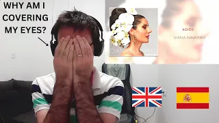 British Men React To Diana Navarro - Adiós (Audio Oficial)