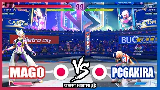 SF6 ➤ Mago (Juri) VS PC6Akira (Cammy)【Street Fighter 6】