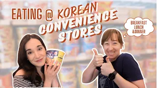 Day in the Life: Eating All My Meals at Korean Convenience Stores