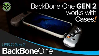 Backbone One 2nd Gen works with cases!