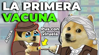 ASÍ SE INVENTARON LAS VACUNAS, CON PUS DE VACA XD - aprende con cheems