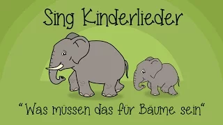 Was müssen das für Bäume sein - Kinderlieder zum Mitsingen | Sing Kinderlieder