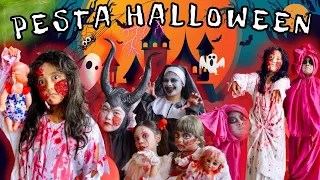 DINAR JADI KUNTILANAK DI PESTA HALLOWEEN