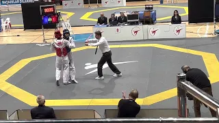 Berkay Erer Muhammed Sıddık Gacır Büyükler Türkiye Taekwondo Şampiyonası 63 kg YarıFinal