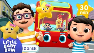 Hjulene på bussen 🚌 | Sangskattekisten | Børnesange Danske - Little Baby Bum